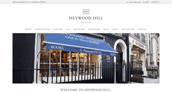 Desktop Screenshot of heywoodhill.com